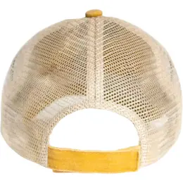 FWRD Camper Trucker Cap Mustard-Khaki Back